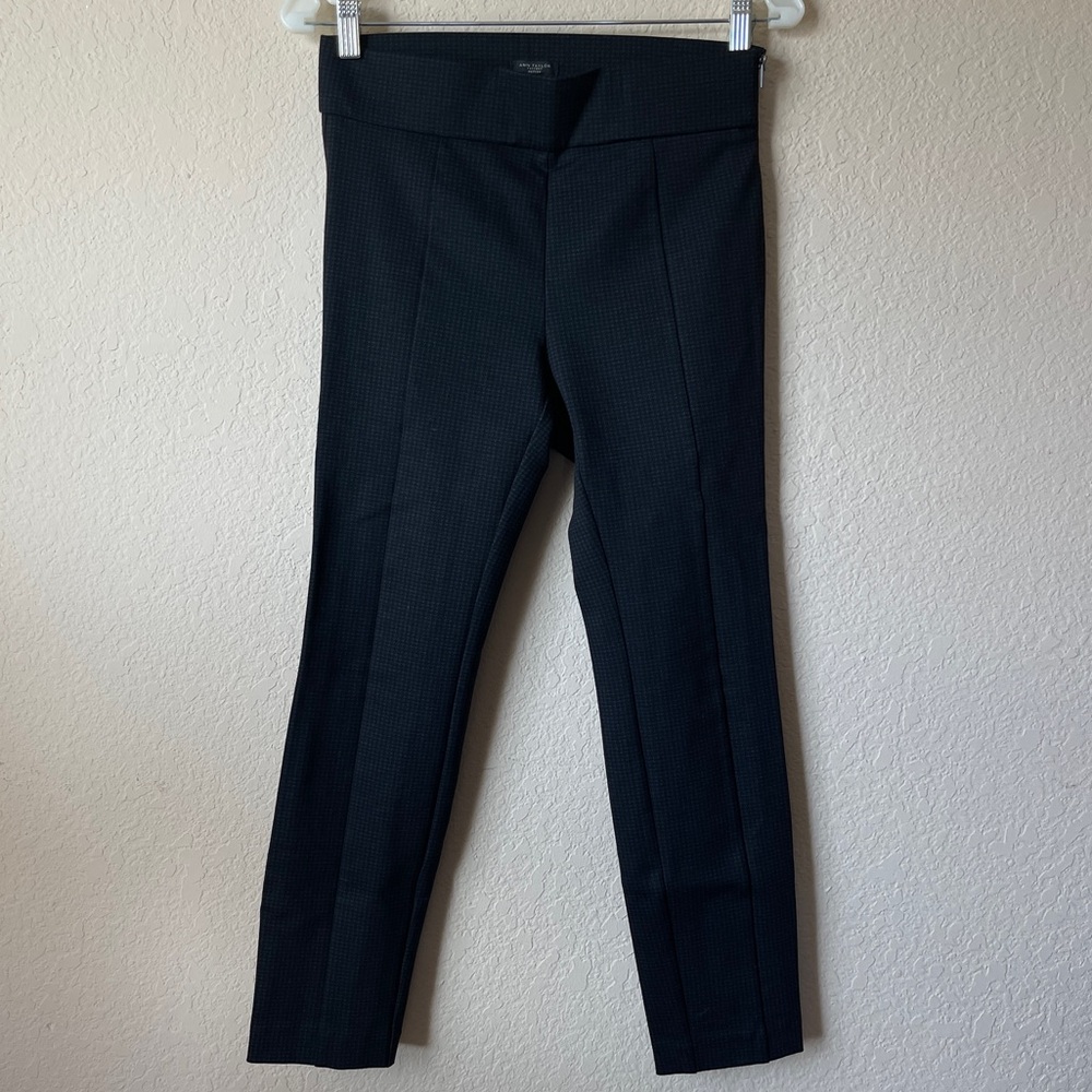 Ann Taylor Factory Side Zip Ponte Slim Ankle Legging Pant Size Petite Small